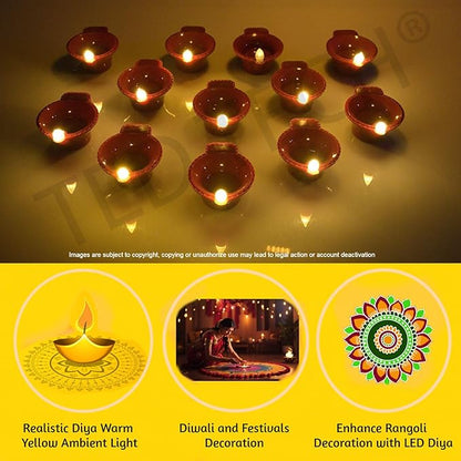 Water Sensor Magical Diya (Pack of 6/12/18/24)